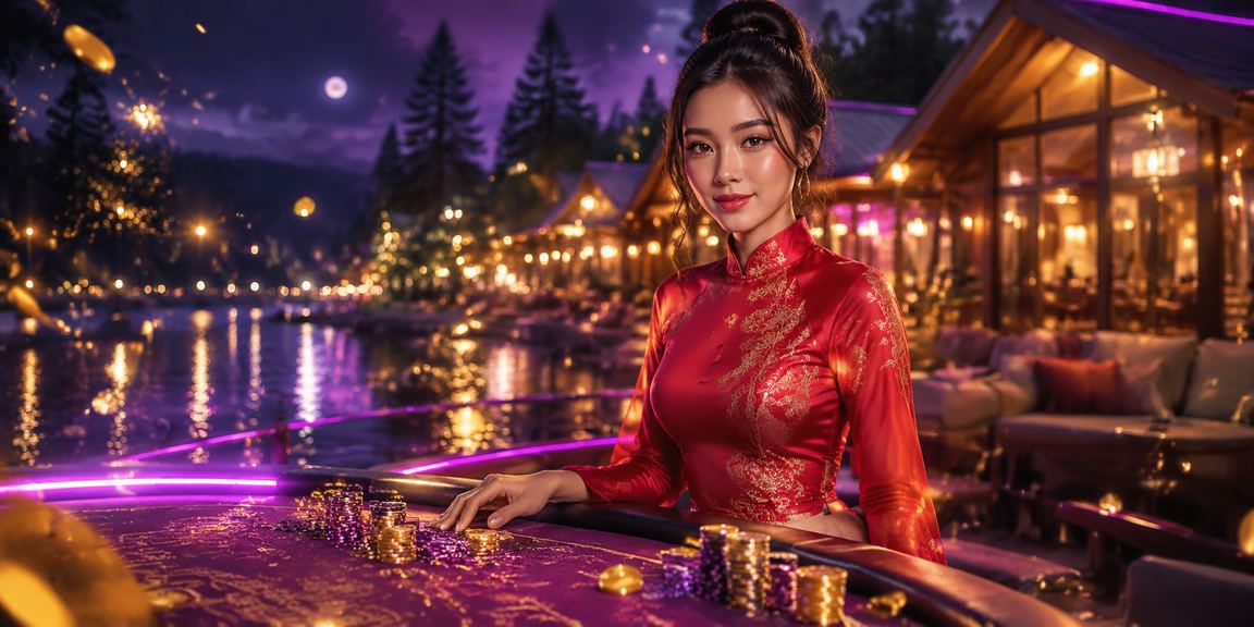 Người chơi casino trang phục áo dài tại khu du lịch Đà Lạt