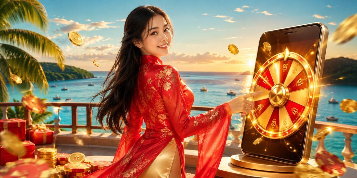 Người chơi roulette trong trang phục áo dài tại khu nghỉ dưỡng Phú Quốc